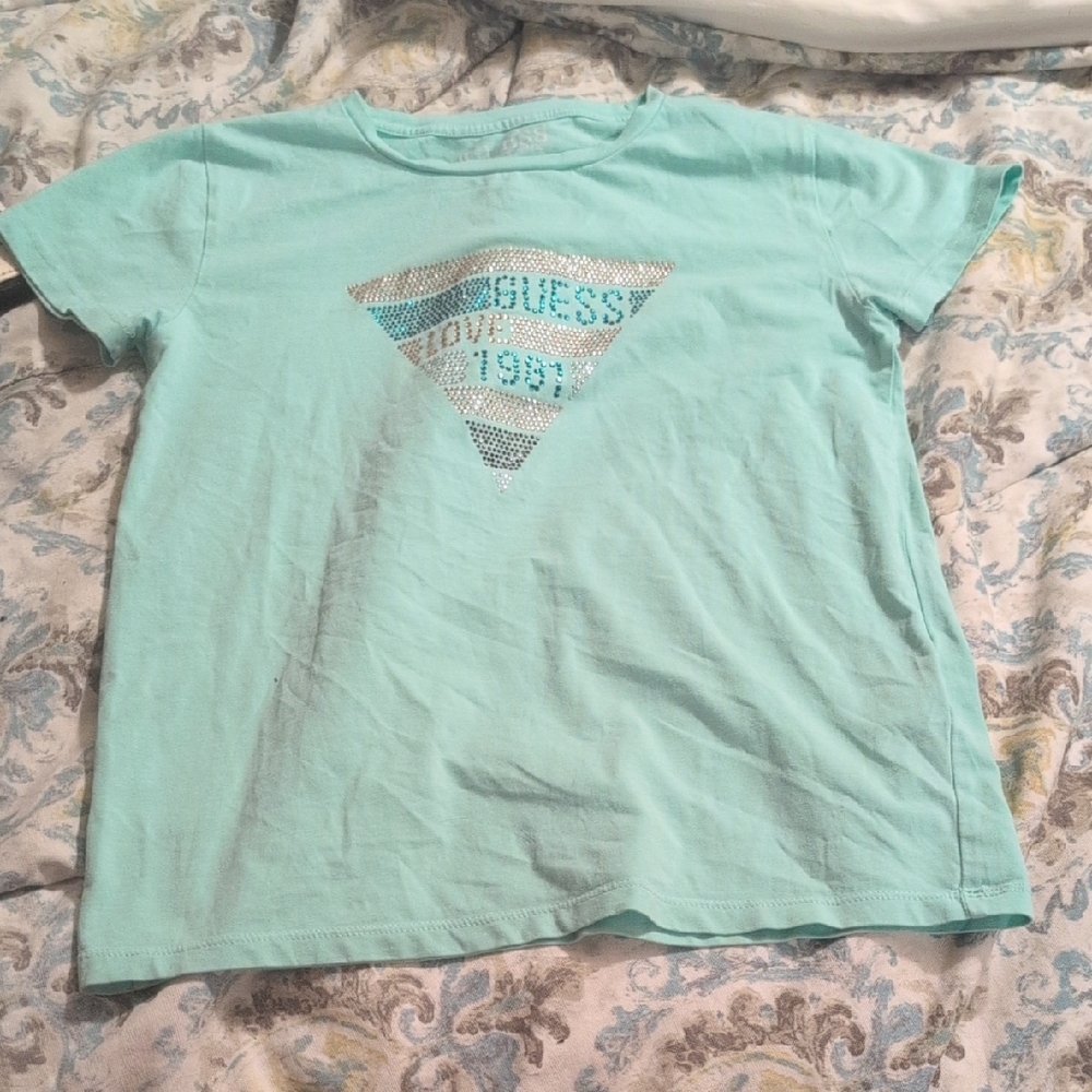 Guess Kids Light Blue Graphic Tee